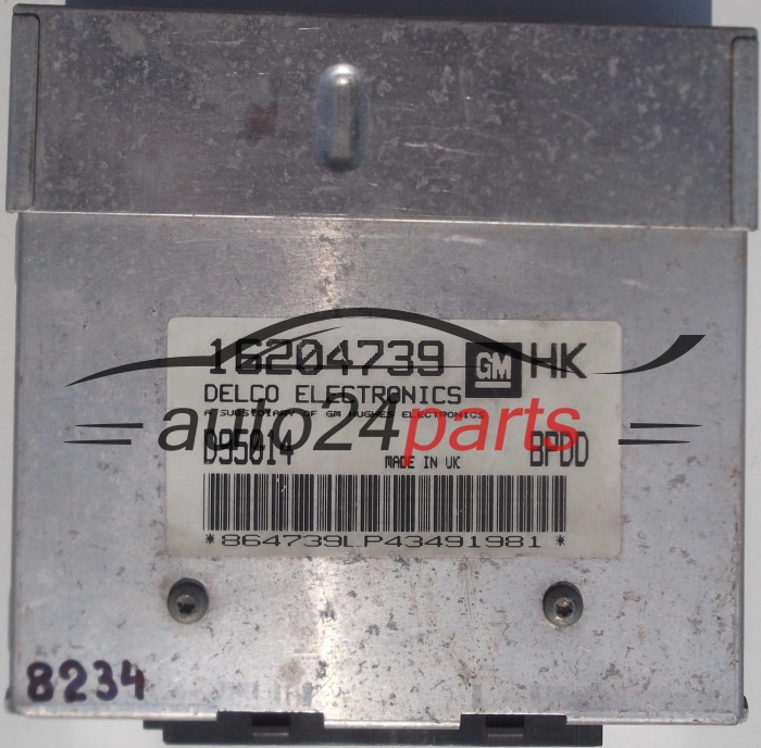 ECU ENGINE CONTROLLER OPEL CORSA B 1.2, DELCO 16204739 HK, 16204739HK, D95014, BPDD 