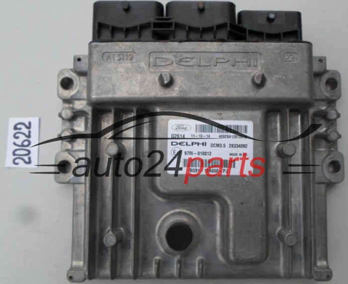 CALCULATEUR MOTEUR FORD S-MAX 2.0 TDCI BG91-12A650-PJ, BG9112A650PJ, 28334092, DCM3.5