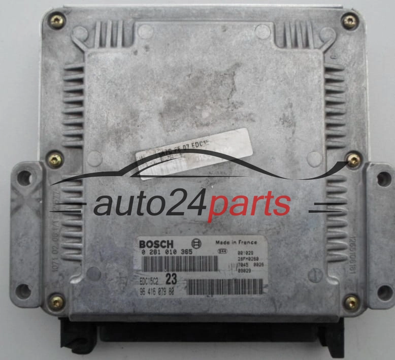 Μονάδα Ελέγχου Κινητήρα CITROEN C5 2.0 HDI BOSCH 0 281 010 365,  96 416 079 80