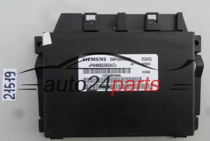 Boîte de vitesses automatique contrôleur JEEP GRAND CHEROKEE 3.0 CRD P04692392AC, 5WP20005NS