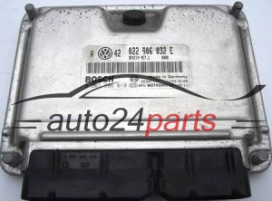 MOTORSTEUERGERÄT ECU STEUERGERÄT VW VOLKSWAGEN GOLF 2.8 V6 VR6 022 906 032 E, 022906032E, BOSCH 0 261 206 619, 0261206619, 26SA7177 