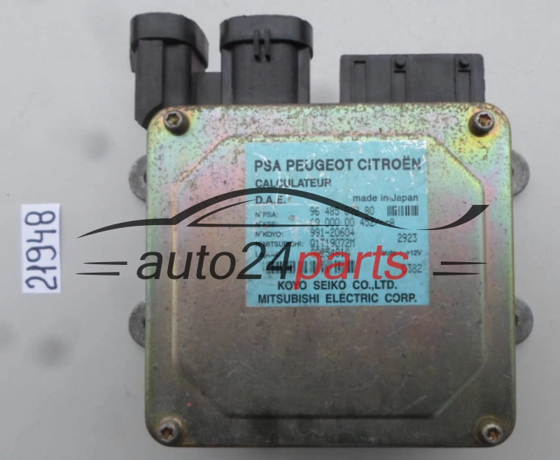 MODUL WSPOMAGANIA STEROWNIK KOLUMNY KIEROWNICZEJ CITROEN C3 CALCULATEUR PSA 9648507280, 96 485 072 80, Q1T19072MEKD, G025481A 