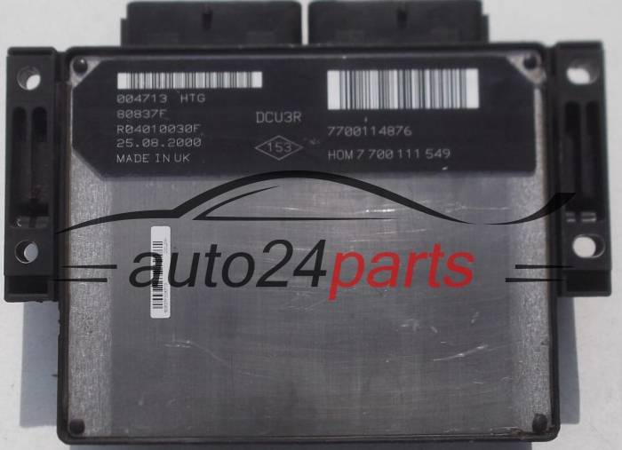 MOTORSTEUERGERÄT ECU STEUERGERÄT  RENAULT CLIO KANGOO 1.9 D LUCAS R04010030F