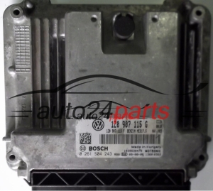 ΜΟΝΑΔΑ ΕΛΕΓΧΟΥ ΚΙΝΗΤΗΡΑ SKODA OCTAVIA RS 2.0 TFSI 1Z0907115G, 1Z0 907 115 G, 1Z0907115F, 1Z0 907 115 F, BOSCH 0261S04243, 0 261 S04 243, BENZIN MED17.5 CCZA 0010 1039S30476