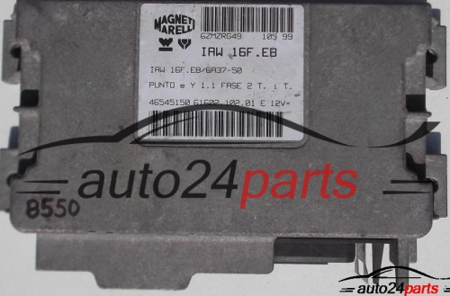 ECU CENTRALITA DE MOTOR FIAT PUNTO 1.1 MAGNETI MARELLI IAW 16F.EB, IAW16FEB, 46545150, 61602.102.01, 6160210201