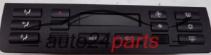 HEATING AND AIR CONDITIONING CONTROL PANEL SWITCH CLIMATRONIC BMW 6411 4126707 / 64114126707 / 5HB 008 878-15 / 5HB00887815