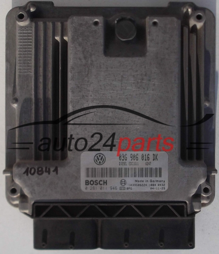 CENTRALITA DE MOTOR  VW VOLKSWAGEN TOURAN 1.9 TDI BOSCH 0 281 011 946, 0281011946, 03G 906 016 DK, 03G906016DK 