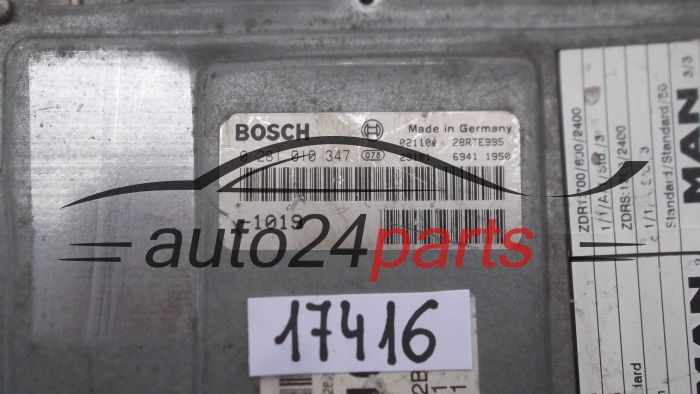 Μονάδα Ελέγχου Κινητήρα MAN 218 CV BOSCH 0 281 010 347, 0281010347, L32 2102, 51.11616-7151, 51116167151
