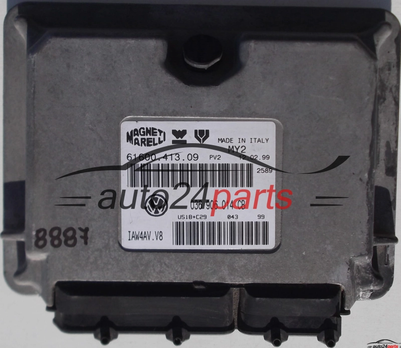 ECU ENGINE CONTROLLER VW VOLKSWAGEN LUPO 1.4, 036 906 014 CB, 036906014CB, 61600.413.09, 6160041309, IAW4AV.V8