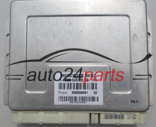 Steuergerät Luftfederung MERCEDES W220 Temic 00008886B1, 220 545 38 32
