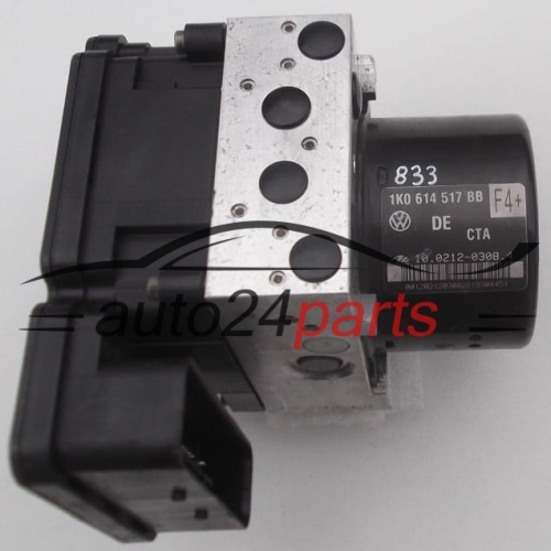 CALCULATEUR ABS VOLKSWAGEN AUDI GOLF SEAT SKODA 1K0 614 517 BB / 1K0614517BB / 10.0212-0308.4 / 10021203084 / 1K0 907 379 AM / 1K0907379AM / 10.0961-0326.3 / 10096103263 / 10.0619-3267.1 / 10061932671