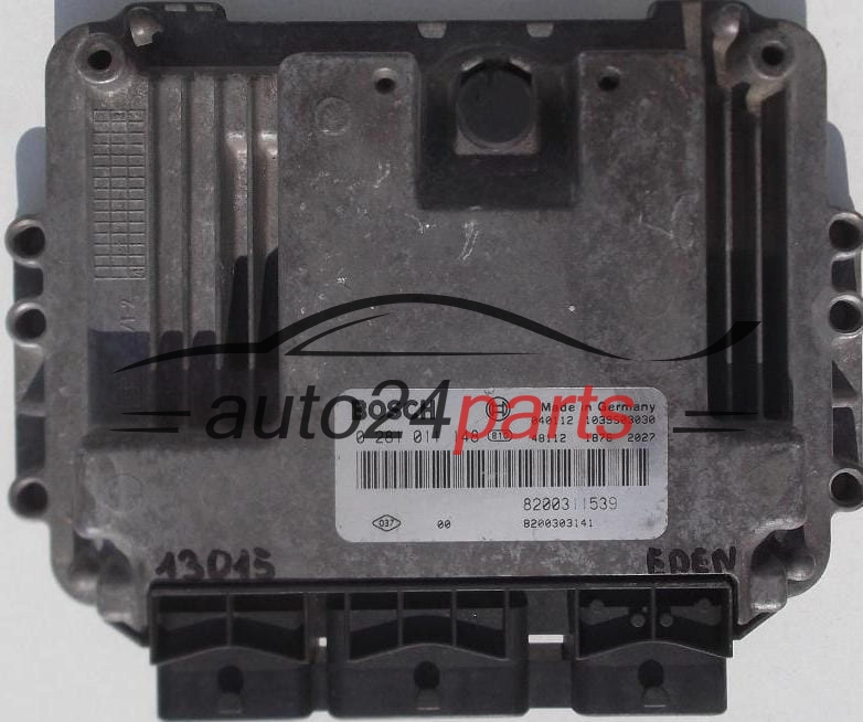 CENTRALINA DO MOTORE RENAULT LAGUNA 1.9 DCI BOSCH 0 281 011 148, 0281011148, 8200303141, 8200311539
