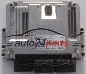 MOTORSTEUERGERÄT ECU STEUERGERÄT FORD 1.6 TDCI BOSCH 0 281 018 242, 0281018242, FoMoCo BV21-12A650-XA, BV2112A650XA, DZL7S 