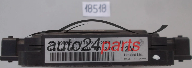 KOMPUTER STEROWNIK SILNIKA FIAT PUNTO STILO 1.4 55189052, GE115787