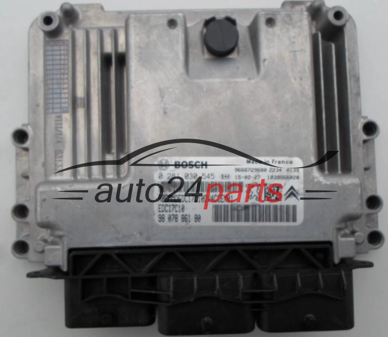 Μονάδα Ελέγχου Κινητήρα  CITROEN PEUGEOT 1.4 HDI BOSCH 0 281 030 545,  98 078 861 80