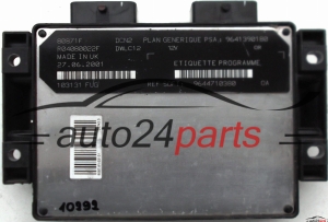 ECU ENGINE CONTROLLER  CITROEN PEUGEOT LUCAS R04080022F, PSA 9641390180, SOFT 9644710380, DCN2, DWLC12