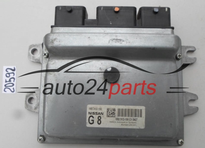 ECU ENGINE CONTROLLER NISSAN QASHQAI 2.0 MEC932-190, MEC932190, C1 0427