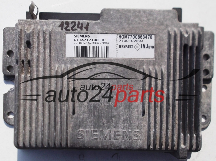 RENAULT LAGUNA 1.8, SIEMENS S113717108 D, S113717108D, HOM7700863478, 7700102293