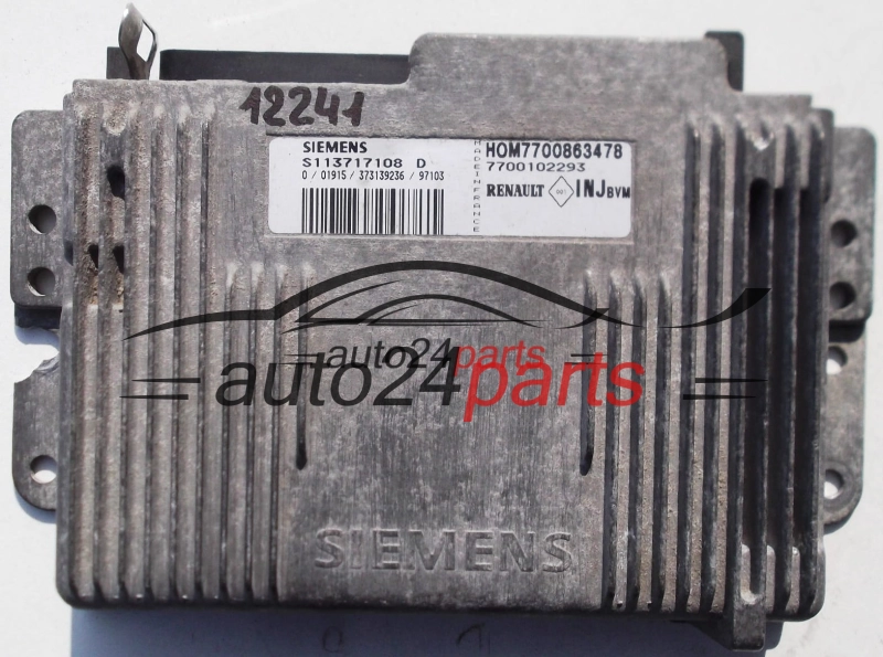 RENAULT LAGUNA 1.8, SIEMENS S113717108 D, S113717108D, HOM7700863478, 7700102293