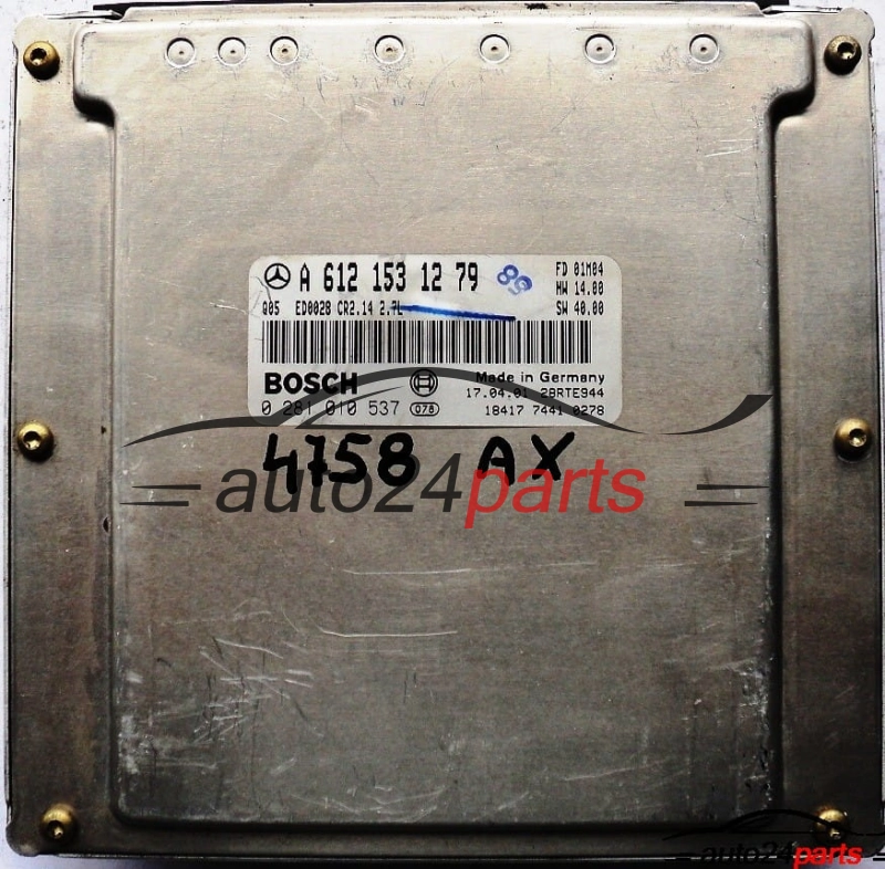 MOTORSTEUERGERÄT ECU STEUERGERÄT MERCEDES W210 E-KLASS E270 CDI A6121531279