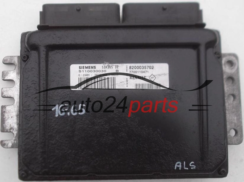 CENTRALINA DO MOTORE RENAULT SCENIC SIEMENS S110030030B, 8200035702, 7700110471