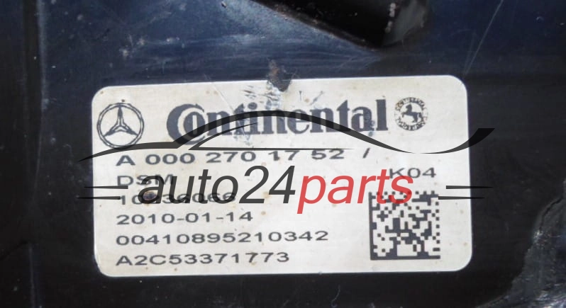Ecu Caja de cambios automática MERCEDES Continental A2C53371773, A 000 270 17 52