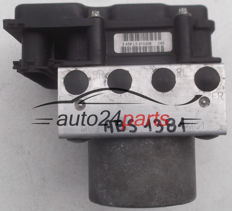 ABS POMPA I STEROWNIK CITROEN C1 TOYOTA AYGO PEUGEOT 107 BOSCH 0 265 231 579, 0265231579, 44510-0H010, 445100H010, 0 265 800 441, 0265800441