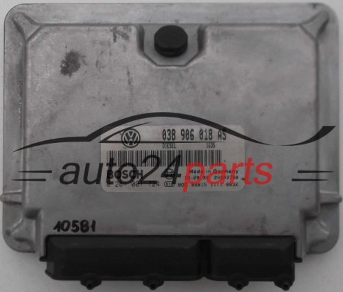 CENTRALINA MOTORE VOLKSWAGEN PASSAT 1.9 TDI BOSCH 0 281 001 724,  038 906 018 AS