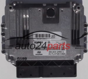 Μονάδα Ελέγχου Κινητήρα HYUNDAI GETZ 1.5 CRDI BOSCH 0 281 013 141, 0281013141, 39103-2A511, 391032A511, A1TL4T2EI06S