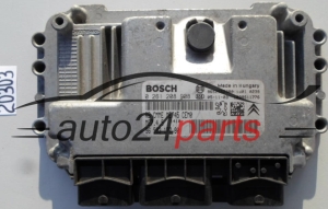 KOMPUTER STEROWNIK SILNIKA CITROEN PEUGEOT 1.6 BOSCH 0 261 208 908, 0261208908, 96 593 177 80, 9659317780, ME7.4.5 - 20303, 20304