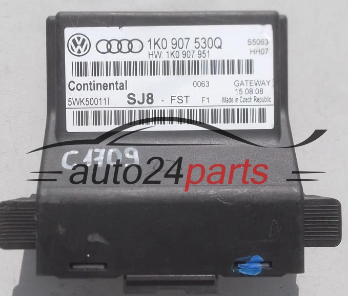 CONFORT MODULE GATEWAY AUDI VW SKODA SEAT 1K0907530Q, 5WK50011I 