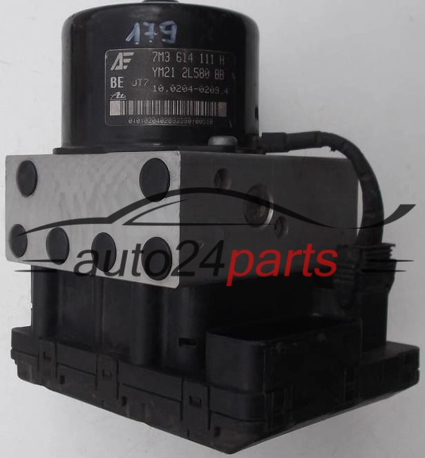 ABS Pumpe und steuergerat  VOLKSWAGEN AUDI SKODA SEAT ALHAMBRA FORD GALAXY ATE 7M3 614 111 H, 7M3614111H, 10.0204-0209.4, 10020402094, 1J0 907 379 P, 1J0907379P, 10.0949-0331.3, 10094903313, 5WK8476
