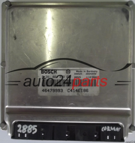 ECU CENTRALITA DE MOTOR FIAT MULTIPLA 1.9 JTD BOSCH 0281001879, 46479993, C414E186 