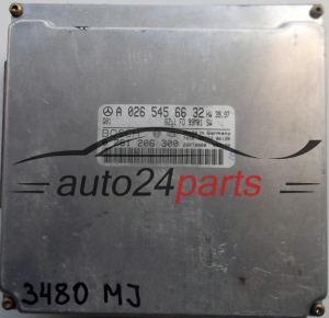 ECU ENGINE CONTROLLER MERCEDES W202 C280, W210 E320, W168 ML320 BOSCH 0261206300, 0 261 206 300, A0265456632, A 026 545 66 32, 0265456632