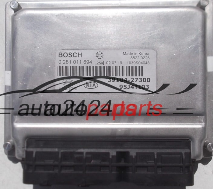 Μονάδα Ελέγχου Κινητήρα HYUNDAI TUCSON 2.0 CRDI BOSCH 0 281 011 694,  39104-27300,  95J4TI03, 1039S04048