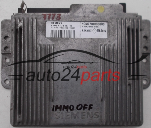 RENAULT LAGUNA 2 1.9 DCI, S103717116 R, S103717116R, HOM7700100603, 7700106185