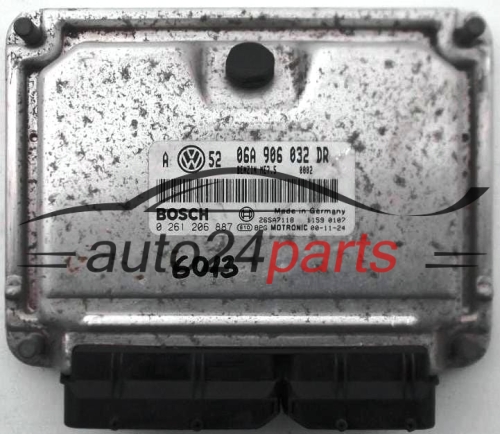 ECU ENGINE CONTROLLER VW VOLKSWAGEN GOLF BORA 1.8T 06A906032DR BOSCH 0261206887