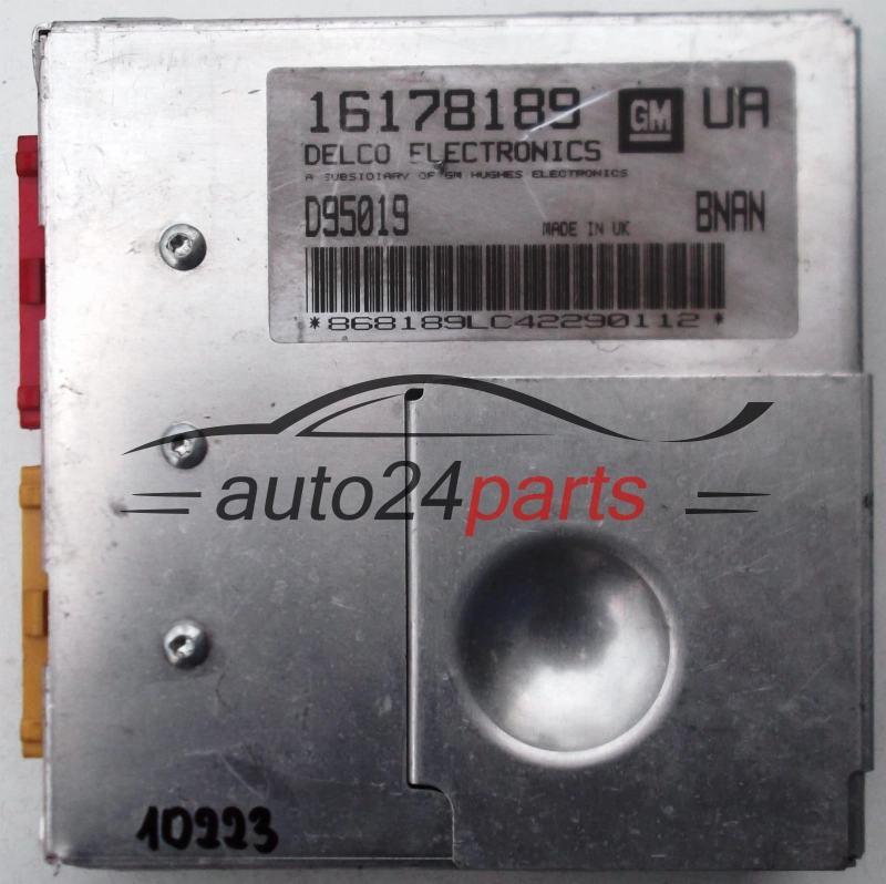 KOMPUTER STEROWNIK SILNIKA OPEL TIGRA 1.4, 16178189 UA, 16178189UA, D95019, BNAN -