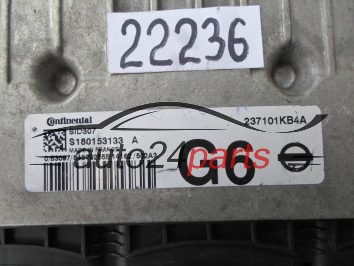 CENTRALINA MOTORE NISSAN JUKE S180153133 A, S180153133A, 237101KB4A