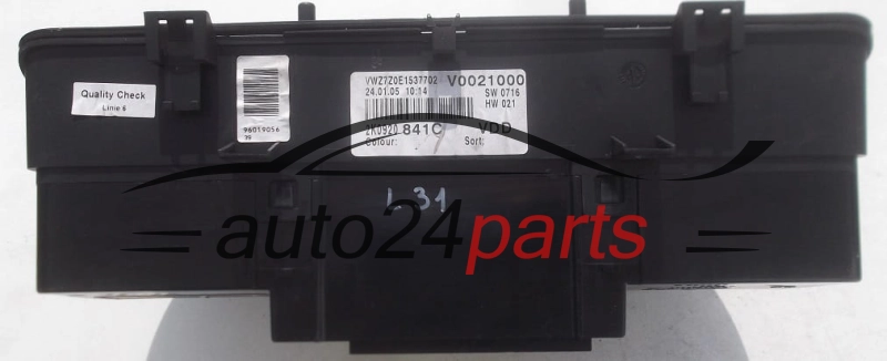 Κοντέρ VOLKSWAGEN CADDY SIEMENS VDO 2K0920841C