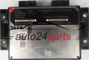 ECU ENGINE CONTROLLER CITROEN PEUGEOT 1.9 LUCAS R04080035A PSA 9641390180 SOFT 9648225180, DCN2, DWLC12
