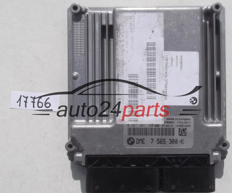 Μονάδα Ελέγχου Κινητήρα BMW E90, 318I, 320I 2.0, BOSCH 0 261 201 160, 0261201160, DME 7 565 300, 7565300