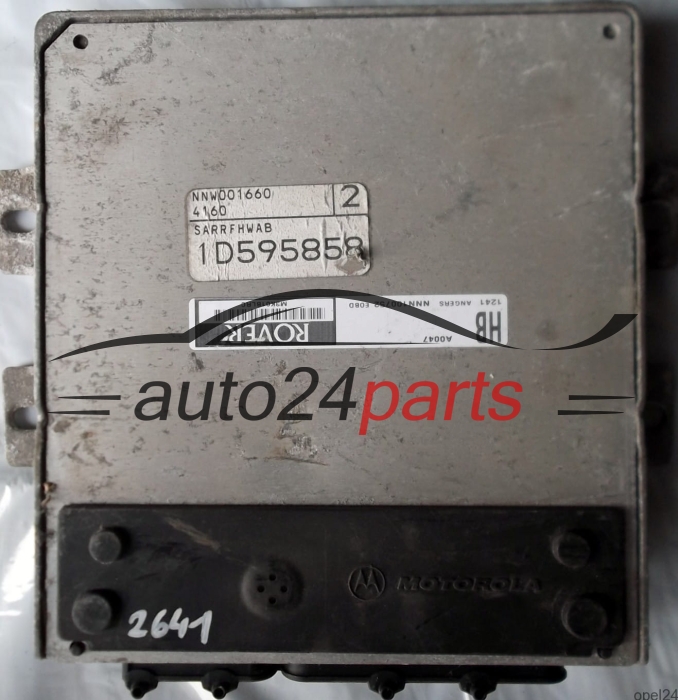 UCE CENTRALITA DE MOTOR ROVER 25 45 MG ZR 1.4 NNN100752 A0047 HB NNW001660 4160
