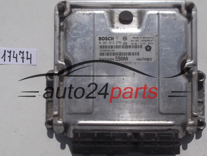 Μονάδα Ελέγχου Κινητήρα CHRYSLER VOYAGER 2.8 CRD BOSCH 0 281 012 275