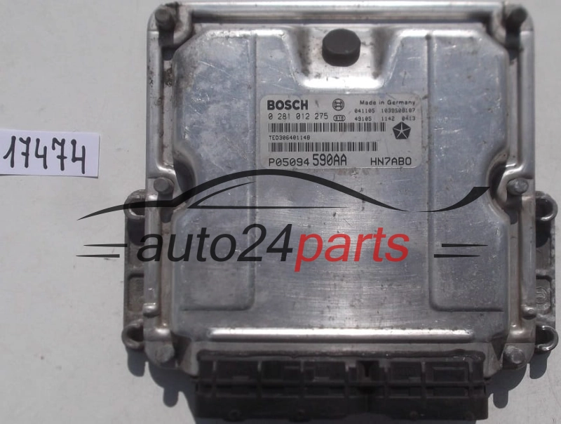 Μονάδα Ελέγχου Κινητήρα CHRYSLER VOYAGER 2.8 CRD BOSCH 0 281 012 275