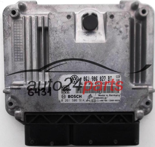 CENTRALINA MOTORE VW VOLKSWAGEN PASSAT, SHARAN, POLO 2.0 TSI, BOSCH 0 261 S06 914, BOSCH 0261S06914, 06J 906 027 BT, 06J906027BT, MED17.5.2
