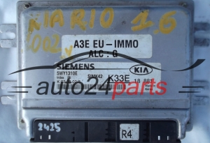 KOMPUTER STEROWNIK SILNIKA KIA RIO 1.3 SIEMENS SIMK42 K33E 18 881 A3E EU 5WY1310E - 2425