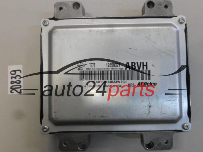 MOTORSTEUERGERÄT ECU STEUERGERAT OPEL MOKKA 1.4 T 12659377 ABVH