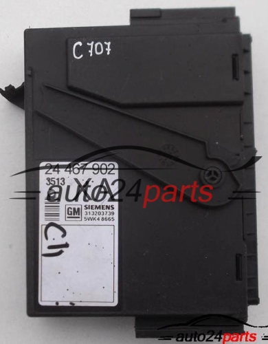 COMFORT CONTROL MODULE OPEL CORSA COMBO 24 467 902 XA, 24467902, 5WK4 8665, 5WK48665 