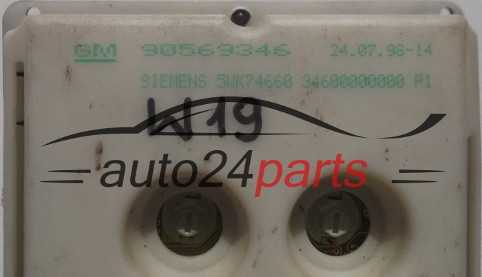 Multifunction display screen radio  OPEL VECTRA B SIEMENS 5WK74660